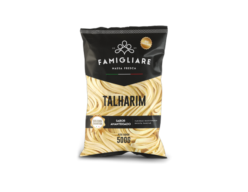 MASSA FRESCA TALHARIM FAMIGLIARE 500 G (CX 15 PCT)